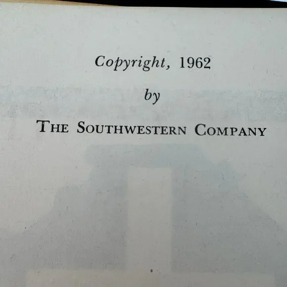 Vintage 1962 Family Bible from Southwestern Company Black 3196 & Bookmarks